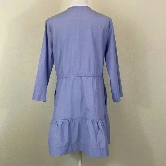 Pomander Place blue long sleeve mini dress size xs - Picture 4 of 7